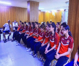 اختتام معسكر منتخب الواعدات في بغداد بمحاضرة تحكيمية